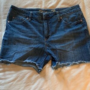 7 Denim Blue Women's Shorts